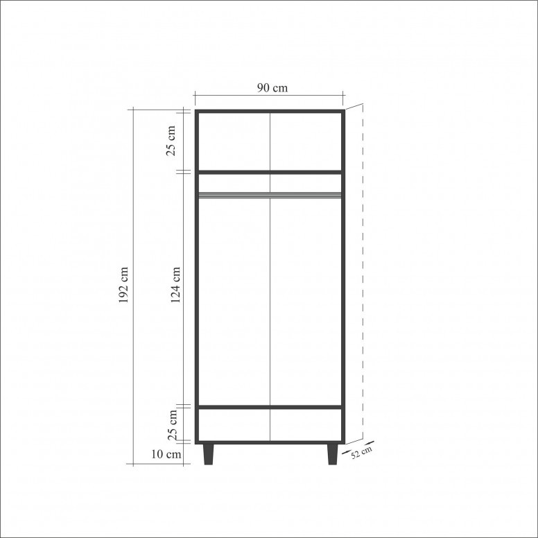 Dulap Stil - 120 - 7 | YEO