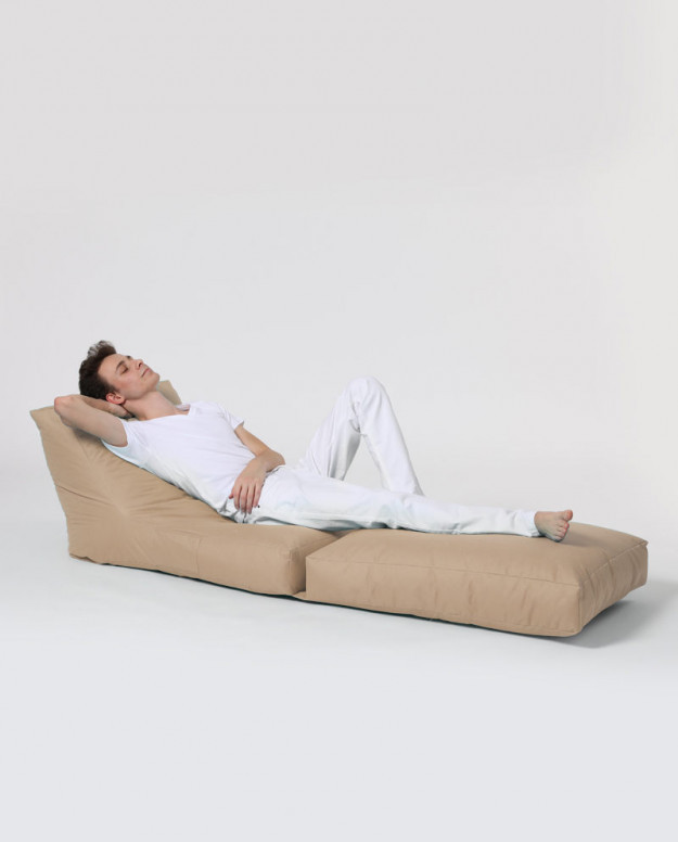 Fotoliu Bean Bag Siesta Sofa Bed Pouf Mink