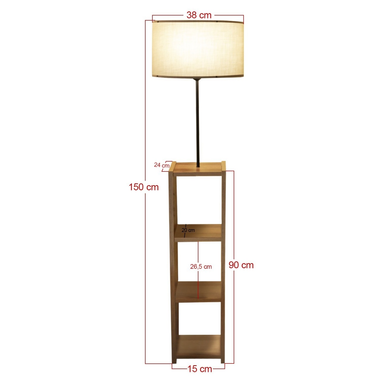 Lampadar AYD-3148 Maro 38x21x150 cm