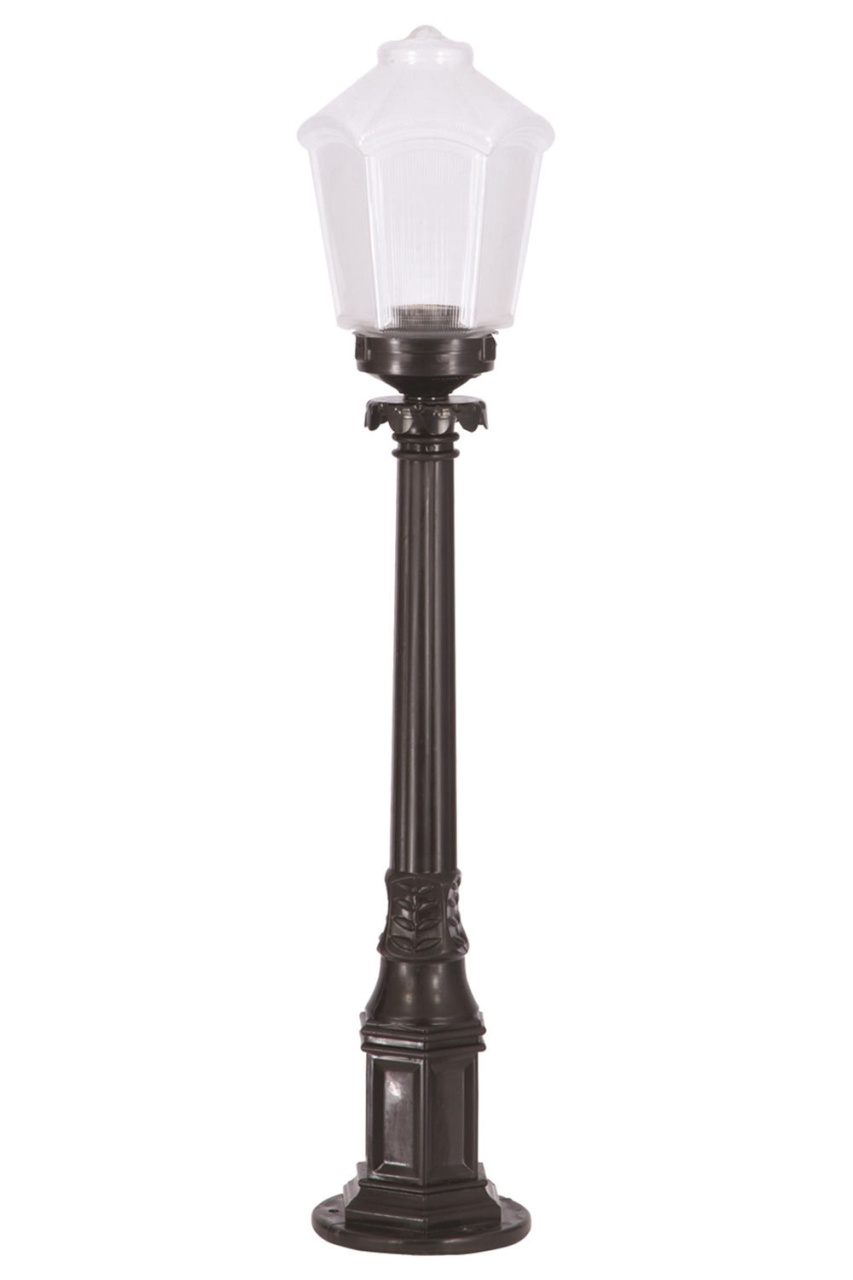 Lampadar de exterior M1B Negru 85x20 cm