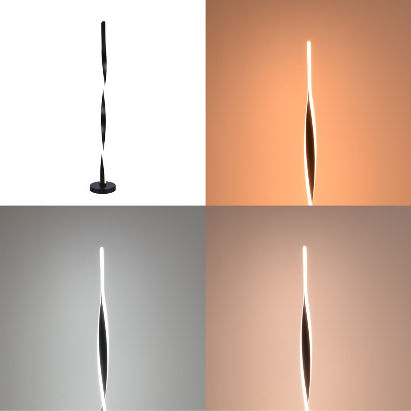 Lampadar LED Pelepho Negru 20x20x130 cm