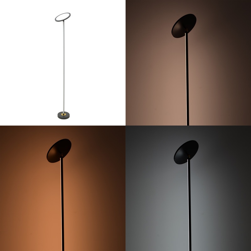 Lampadar LED Rita Negru 25x25x160 cm