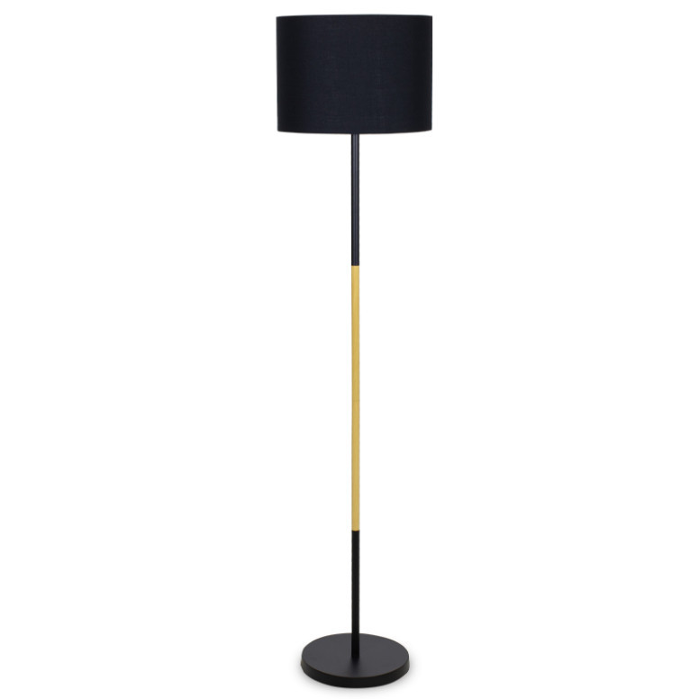 Lampadar PWL-0005 E27, capac negru, 33x149 cm