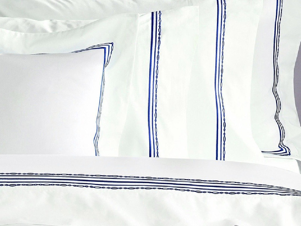 Lenjerie Atlas Navy (Bumbac Egiptean) - 1 | YEO