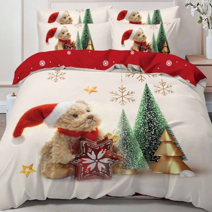 Lenjerie Craciun Xmas V76 6 Piese (Finet)