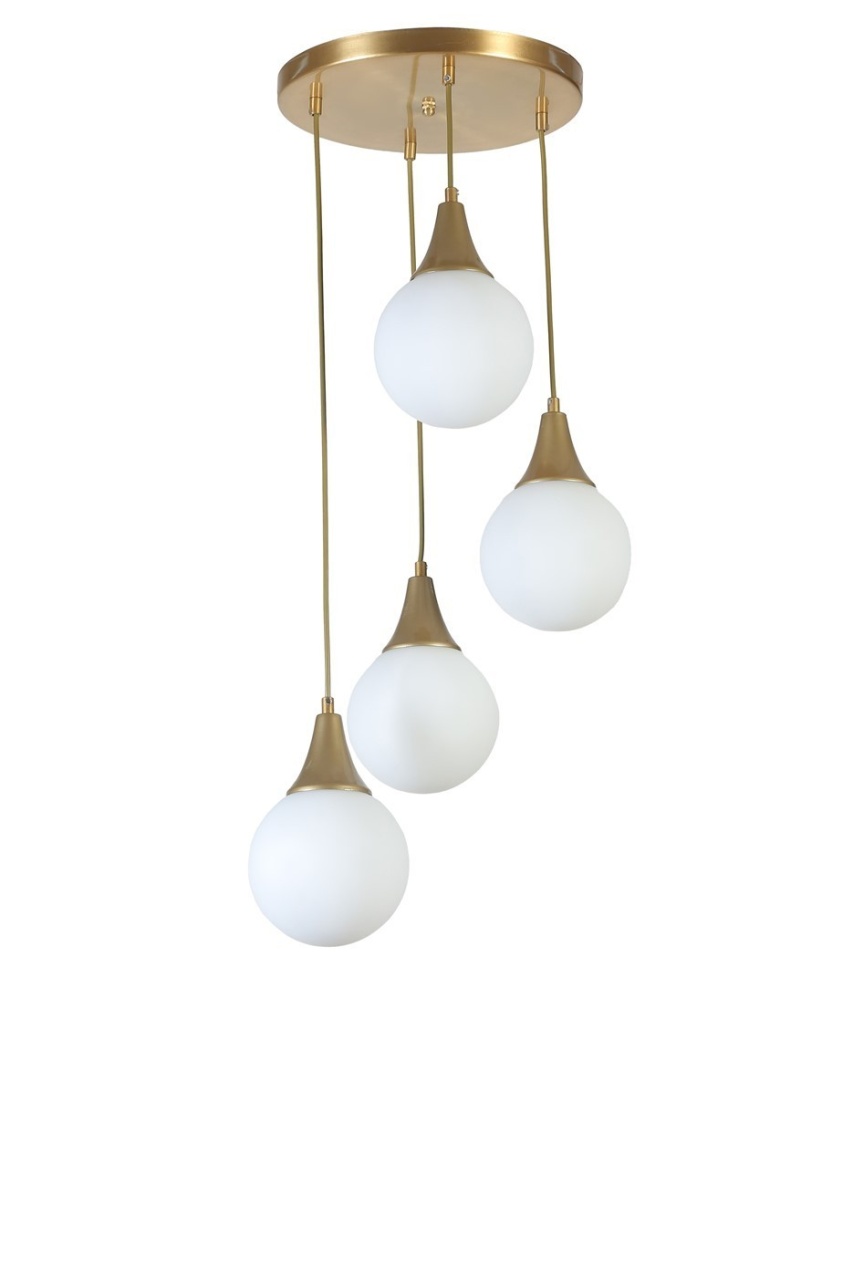 Lustra Afra Alb 30x30x70 cm - 2 | YEO