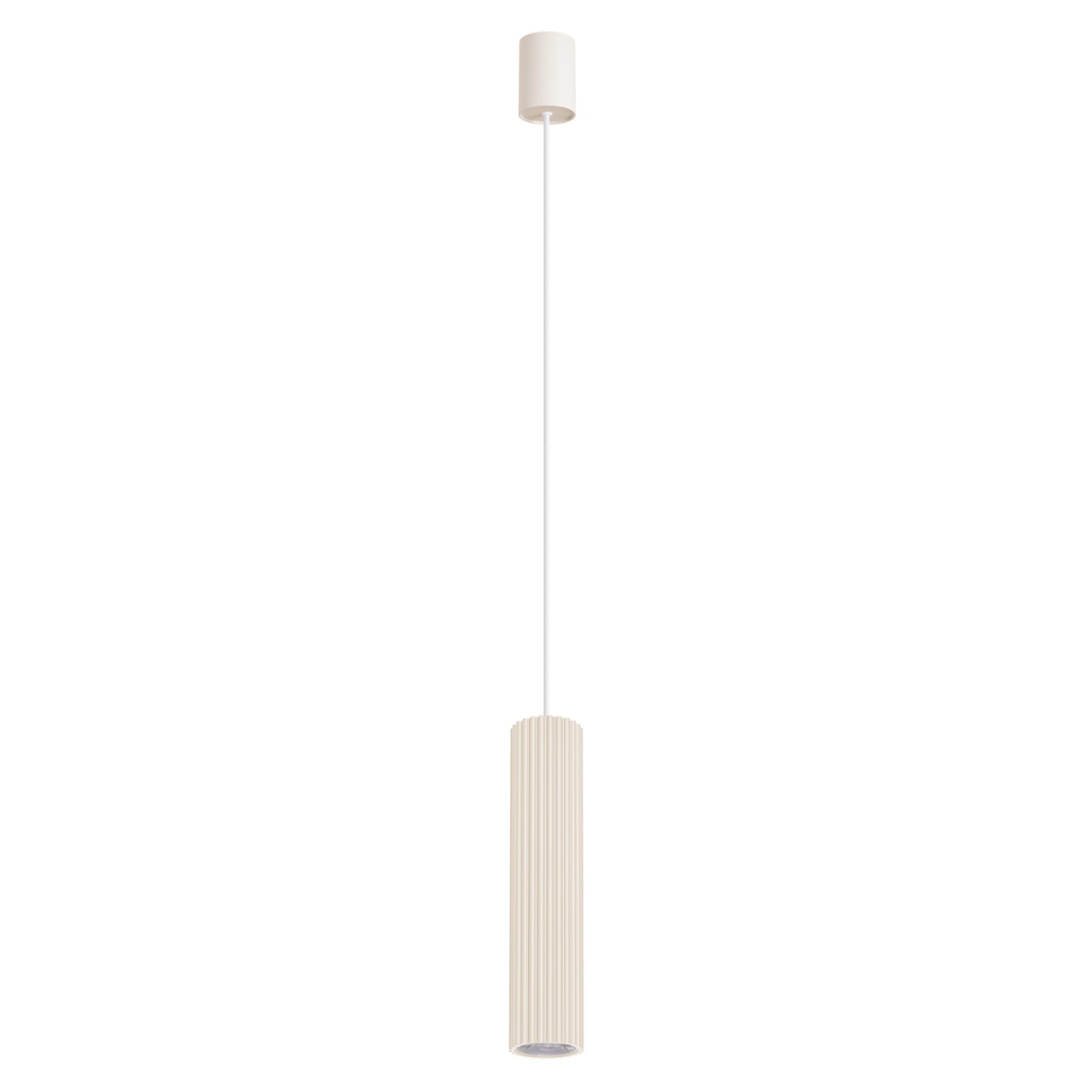 Lustra suspendata LED Ivar 1 Bej 3000K 6.4x6.4x200 cm