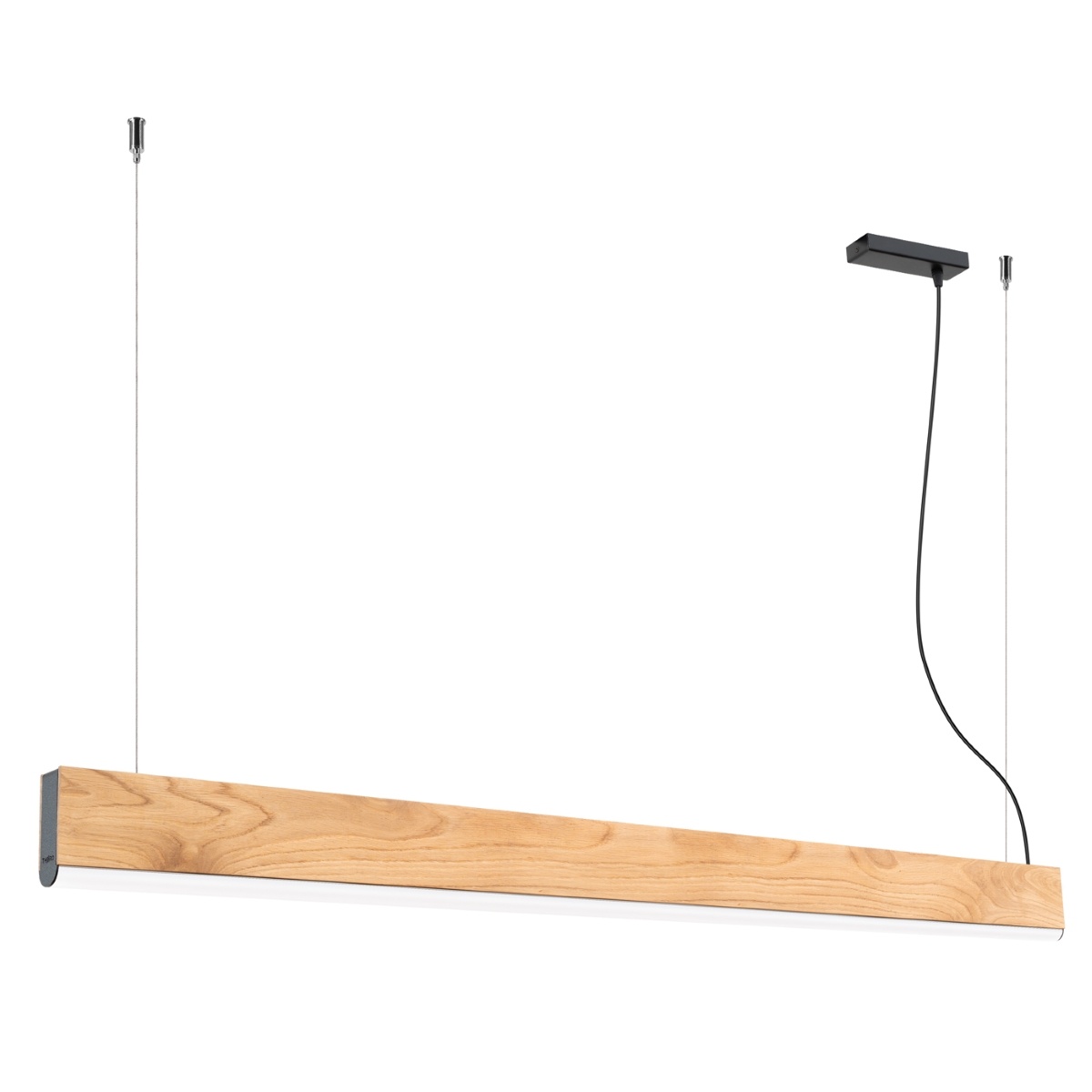 Lustra suspendata LED Lykke Stejar 4000K 150x3.5x150 cm