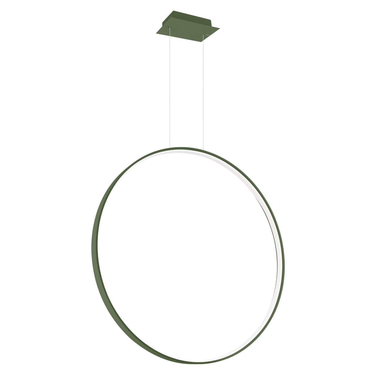 Lustra suspendata LED Rio 78 Olive 4000K 78x16x150 cm