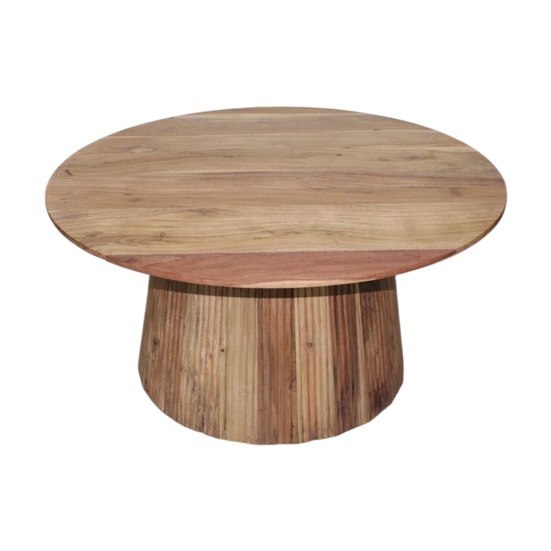 Masa Canicule I, Pako World, Lemn masiv, Natural, 80x40 cm - 1 | YEO