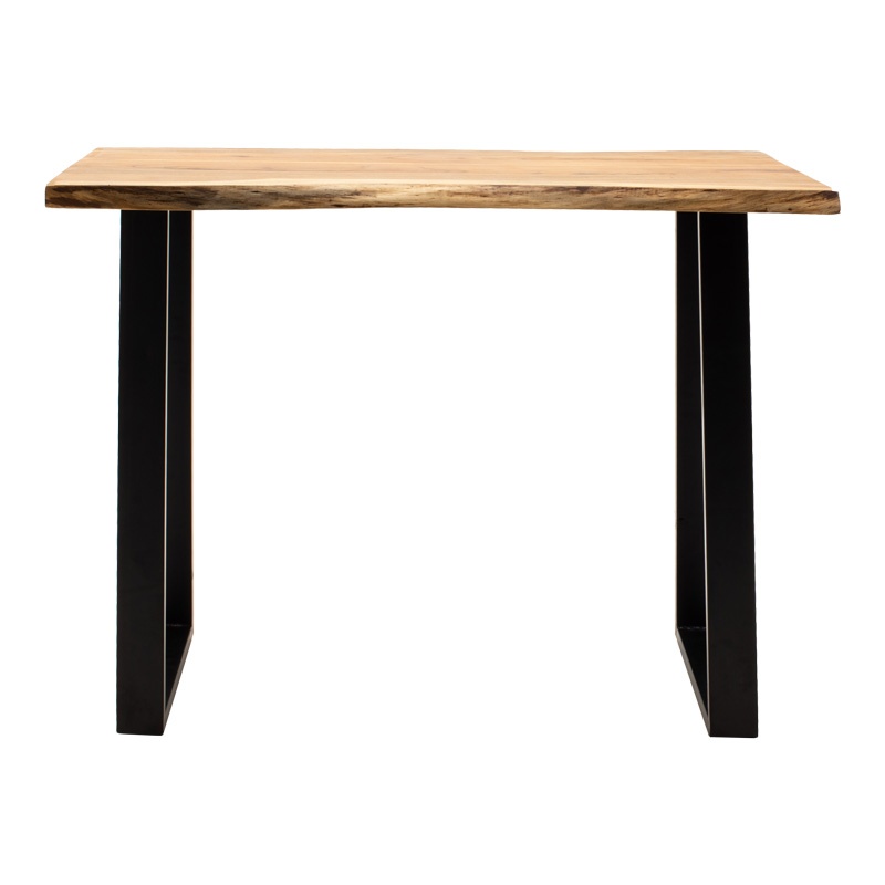 Masa de bar Miles Boho, Pako Word, Lemn masiv, Grosime 3.7 cm, Natural, 120x53x97 cm - 2 | YEO