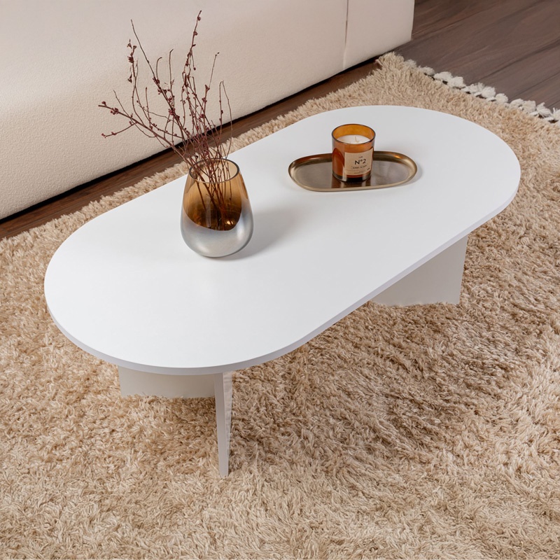 Masa de cafea Tabletod, Pako World, Alb, 119x60x40 cm - 2 | YEO