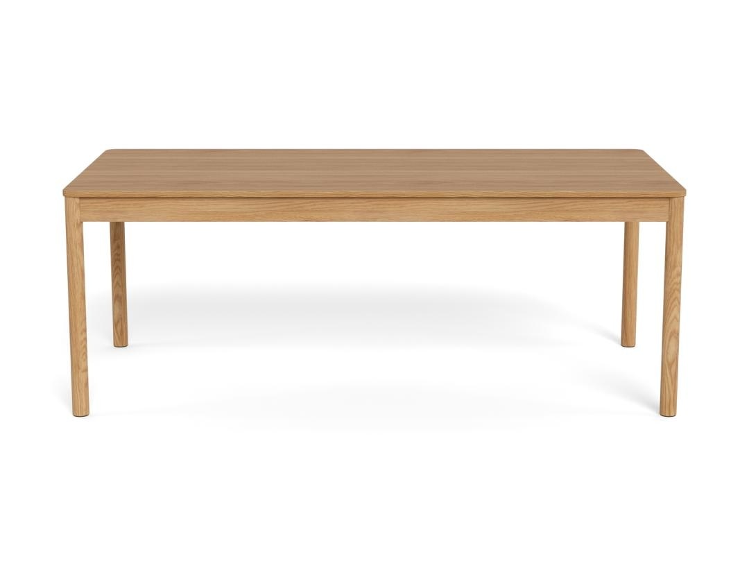 Masa dining Atlantic, Natural, 75x200x100 cm - Imagine 9