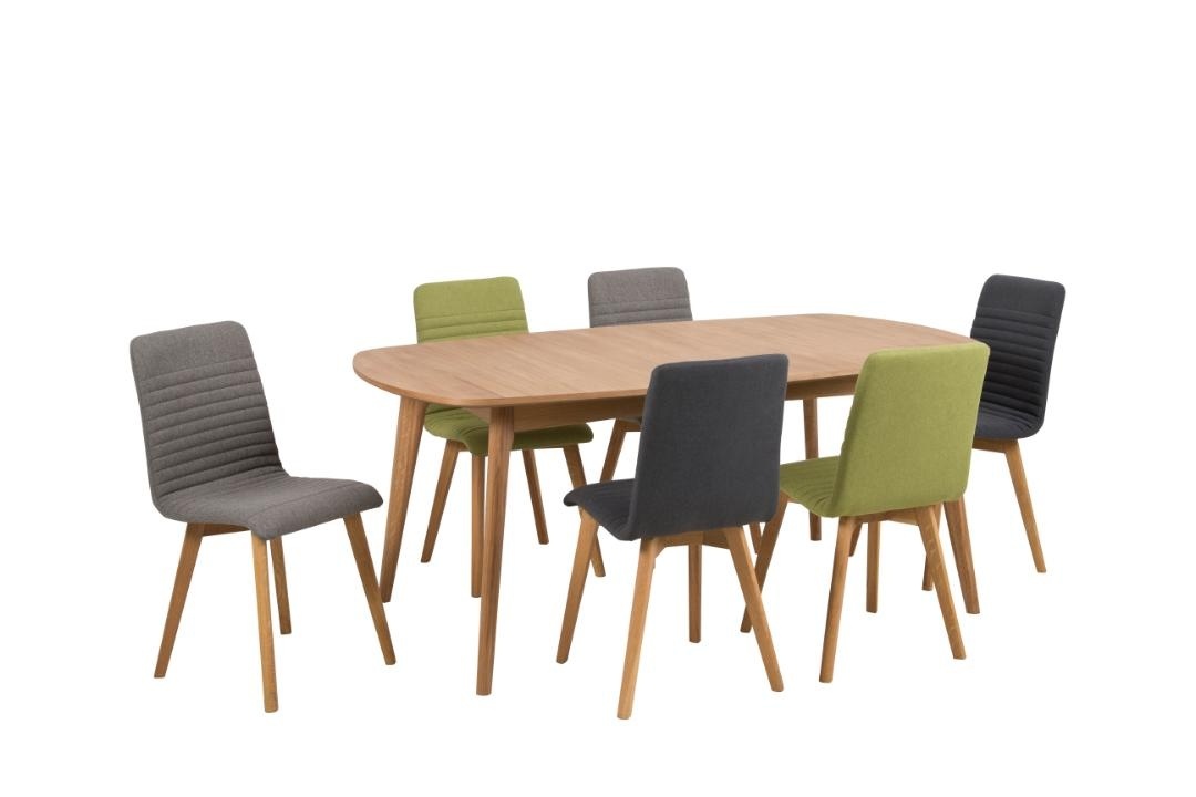 Masa dining Marte, Natural, 76x180x102 cm