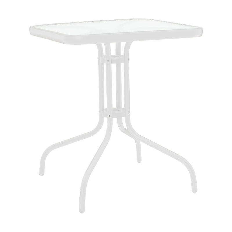 Masa dining Watson, Pako World, Alb, 70x70x70 cm
