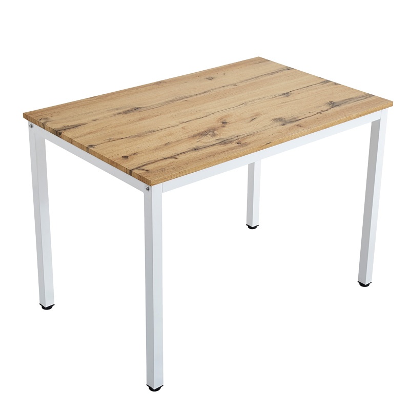 Masa dining Witte, Pako World, MDF, Sonoma cu picioare albe, 110x70x76 cm - 1 | YEO