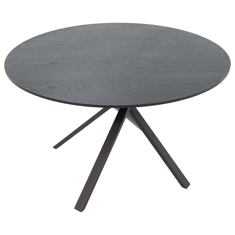 Masa rotunda Cerco MDF negru D120x75cm - 2 | YEO