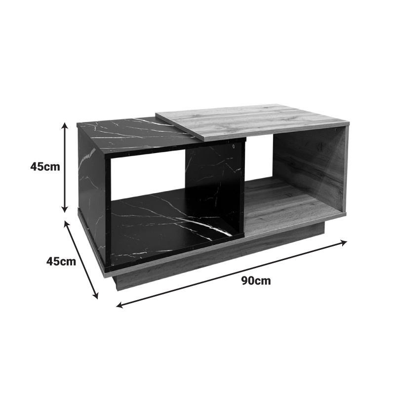 Masuta de cafea Fetix Natural 90x45x45 cm