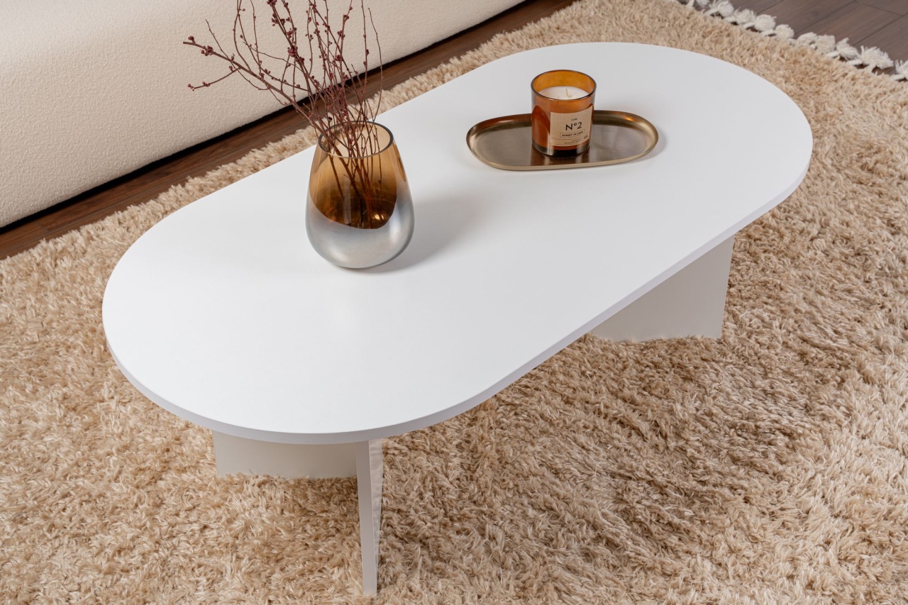 Masuta de cafea Sable Alb - 2 | YEO