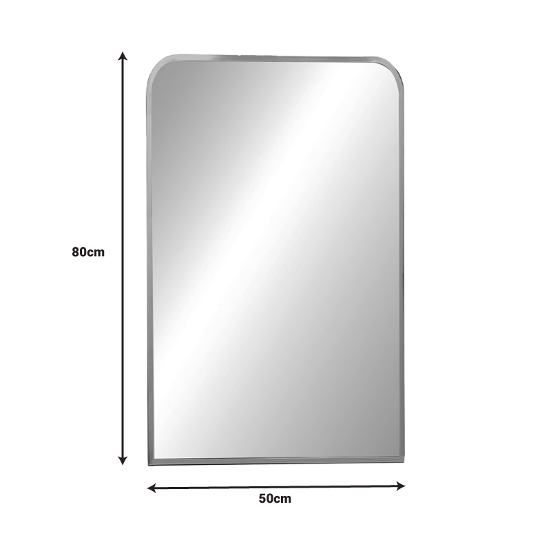 Oglinda Classy aluminiu auriu 50x2.5x80 cm