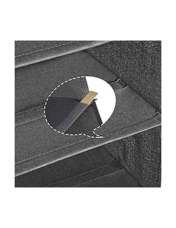 Organizator pentru garderoba, Songmics, RYCH06G, Gri