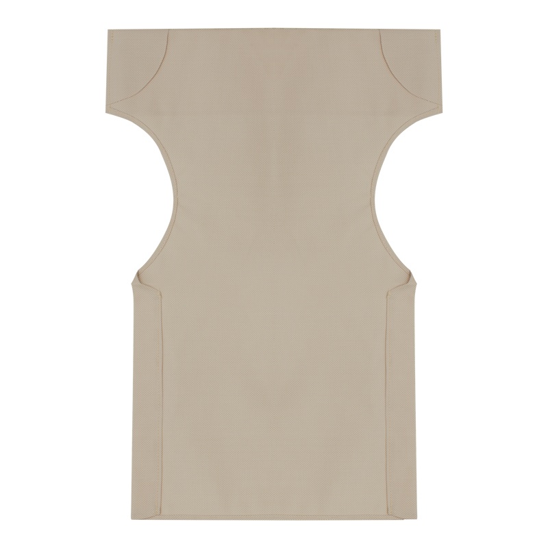 Panza pentru scaun regie, Nexus, Pako World, Gri-Bej, 45/57x1x78 cm
