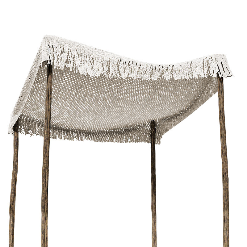 Parasolar Roof macrame bej 2x2m