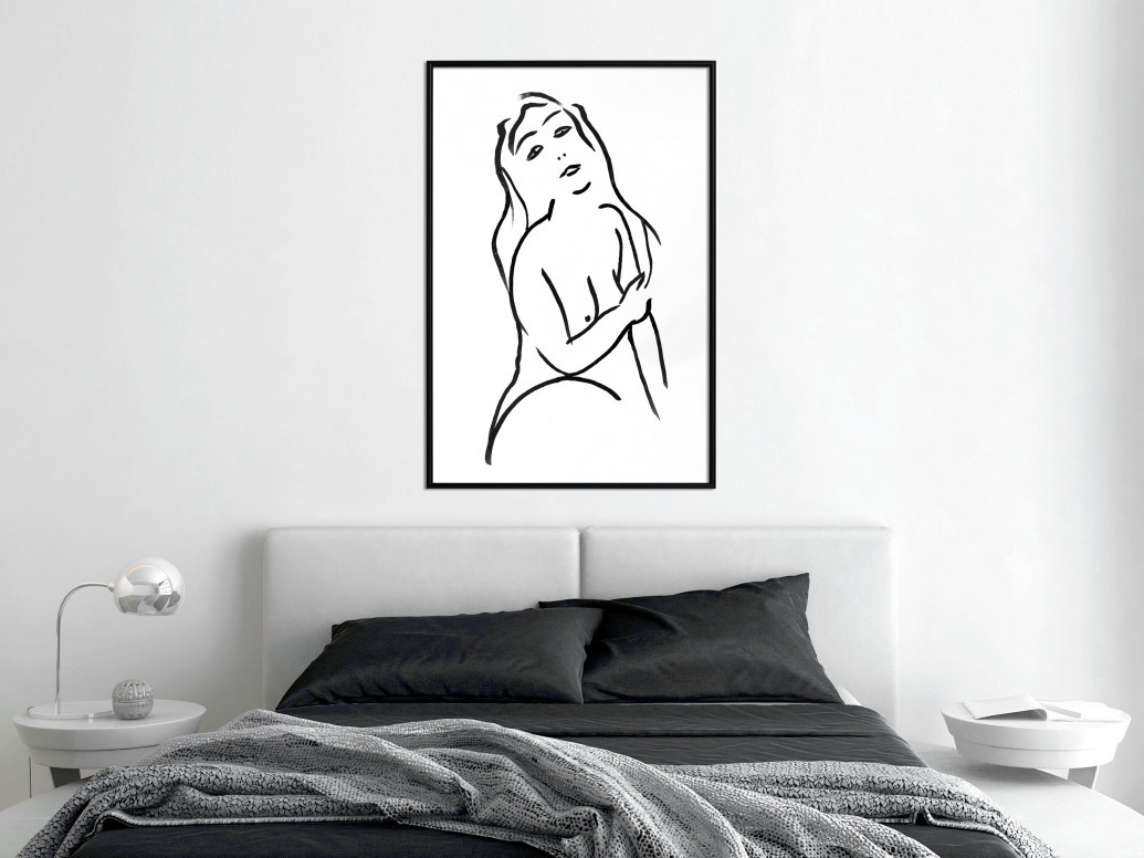 Poster - Shape of a Woman, cu Ramă neagră, 40x60 cm - 1 | YEO