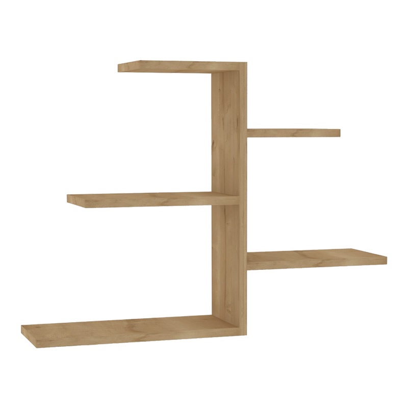 Raft de perete Callum, Pako World, Stejar, 82x19x48 cm