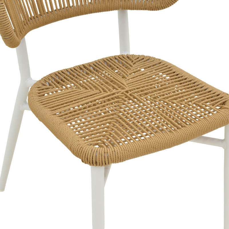 Scaun Agus, Pako World, Alb, 55x63x77 cm