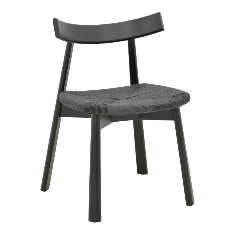 Scaun Clareta Negru 53x55x79 cm