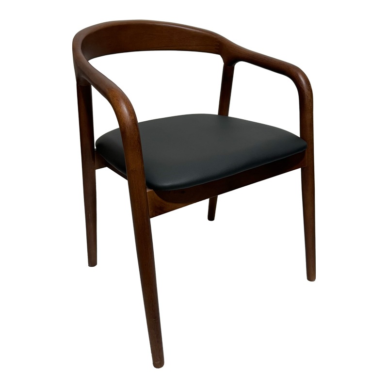 Scaun cu brate Hogie Maro inchis 61x60x76 cm