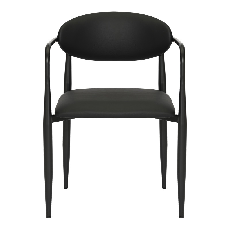 Scaun cu brate Kalone Negru 56x55x78 cm - 4 | YEO