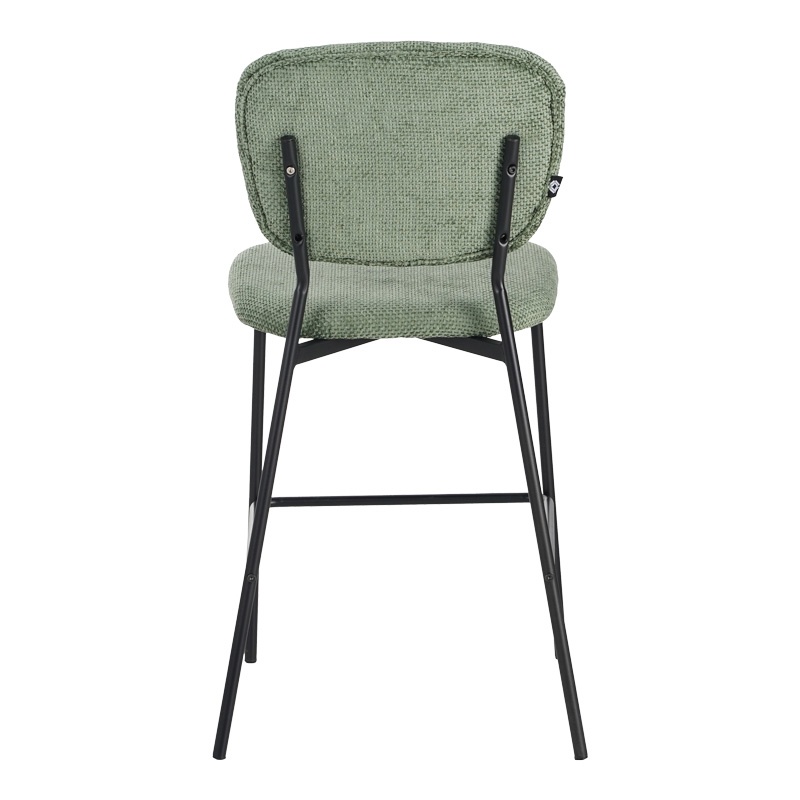 Scaun de bar Cathair, Pako World, Verde, 48x54x100 cm - 4 | YEO