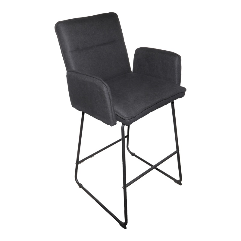 Scaun de bar Essential Negru 57x64.5x107 cm