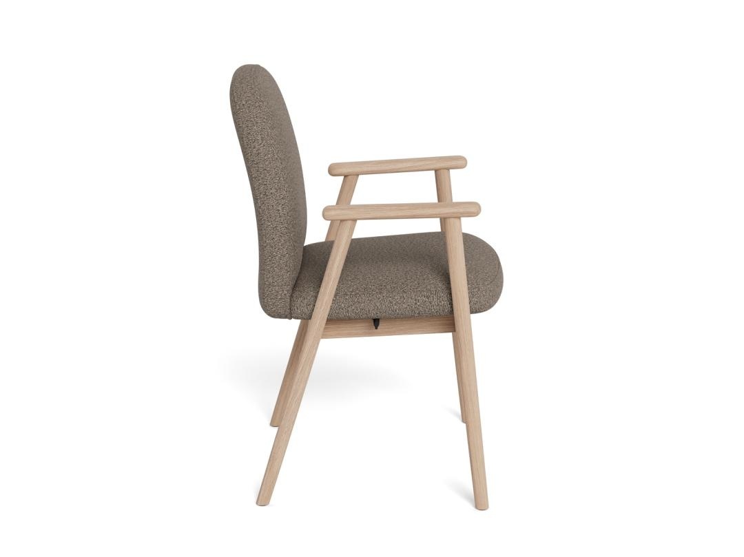 Scaun dining Calvin, Gri, 88x55x60 cm - Imagine 5