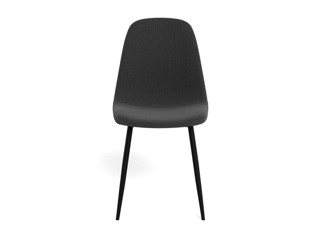 Scaun dining Celia, Negru, 86x44x54 cm - Imagine 4