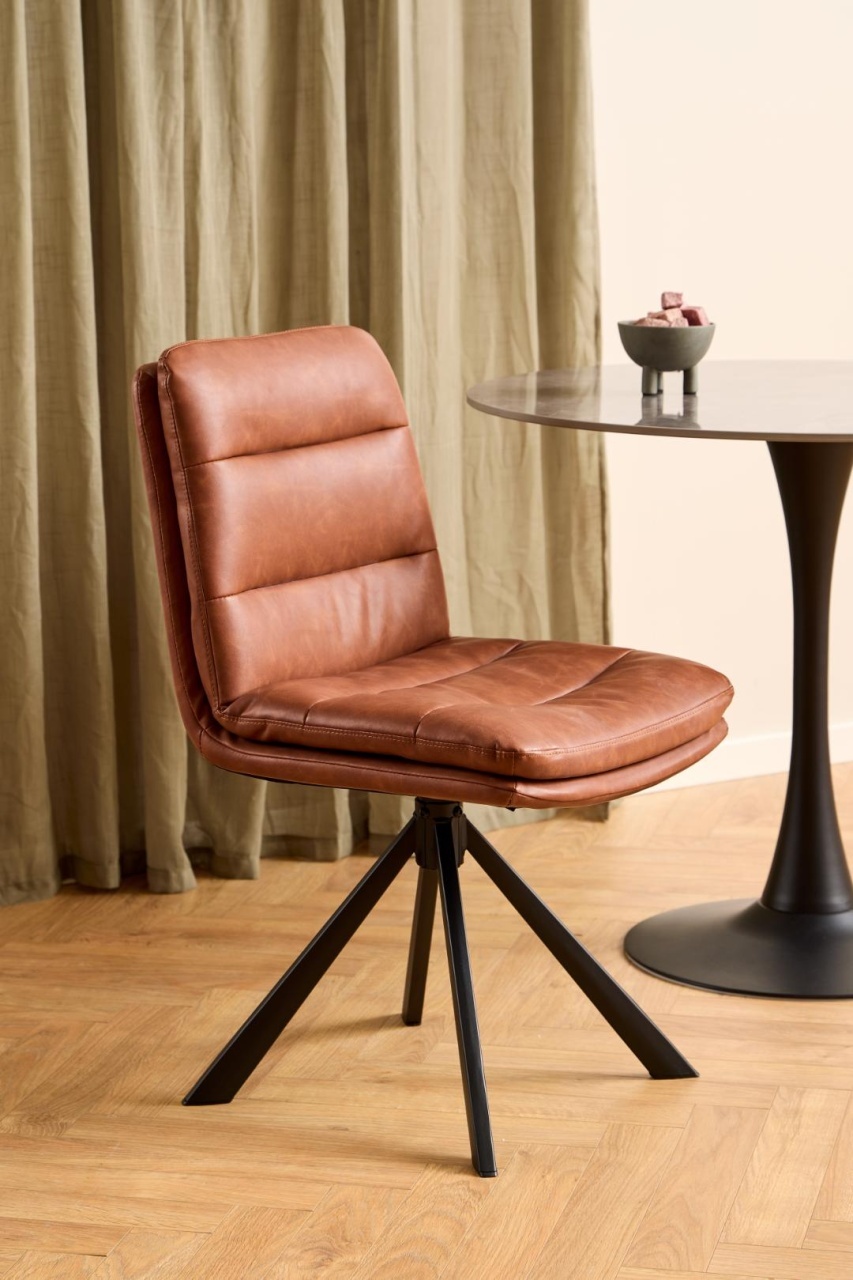Scaun dining Dean, Maro, 85x47.5x57 cm - Imagine 2