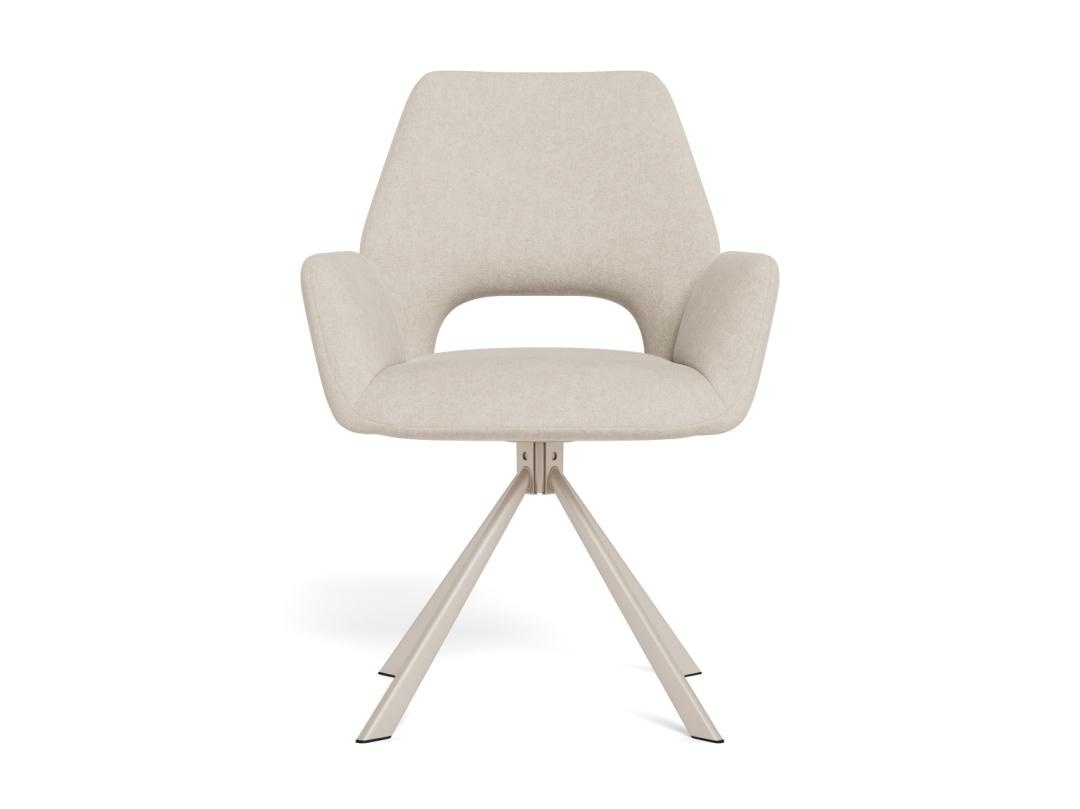 Scaun dining Graham, Bej, 87x59x62 cm - Imagine 4