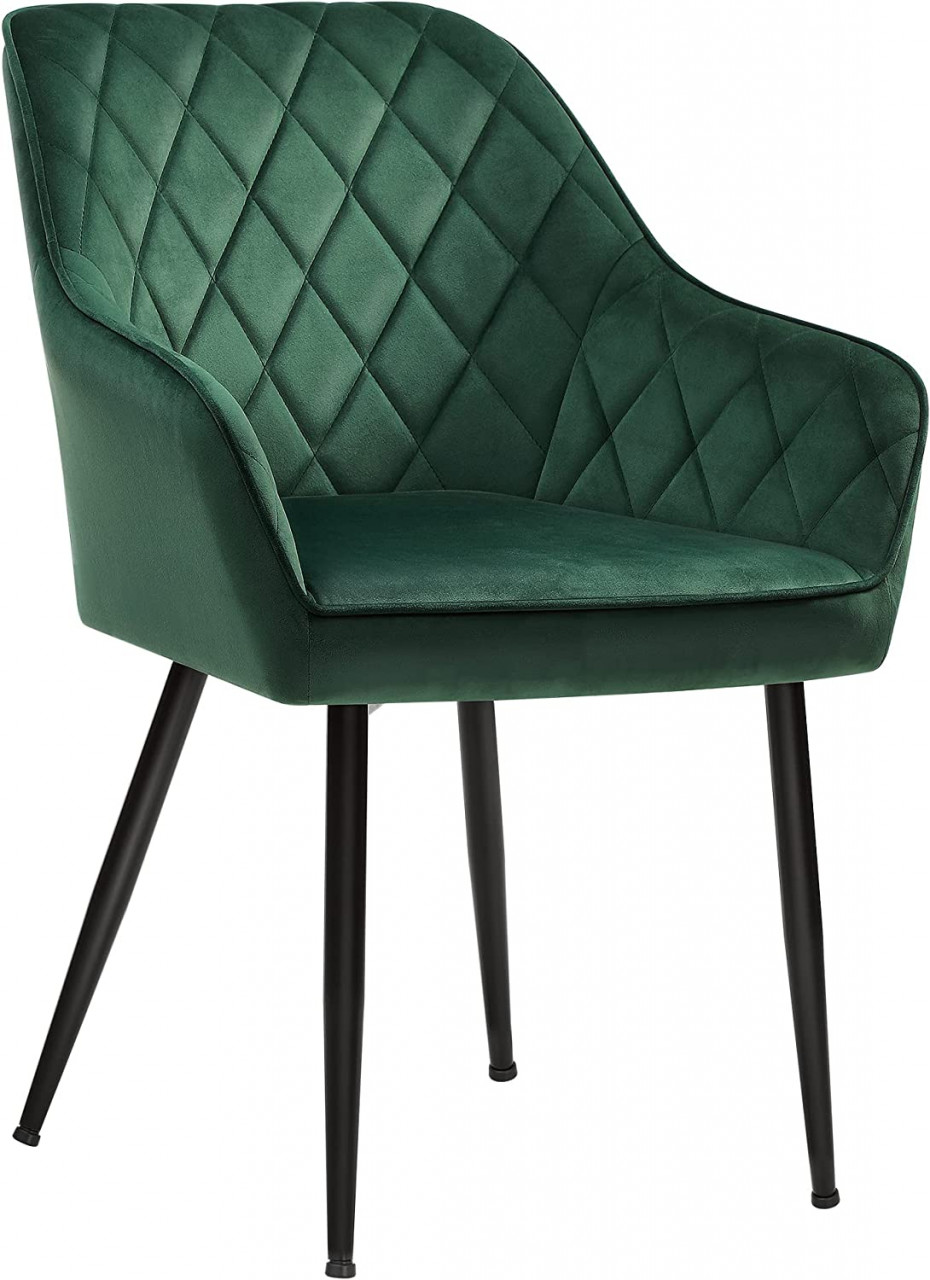 Scaun dining, Songmics, Verde, 62.5x60x85 cm - 1 | YEO