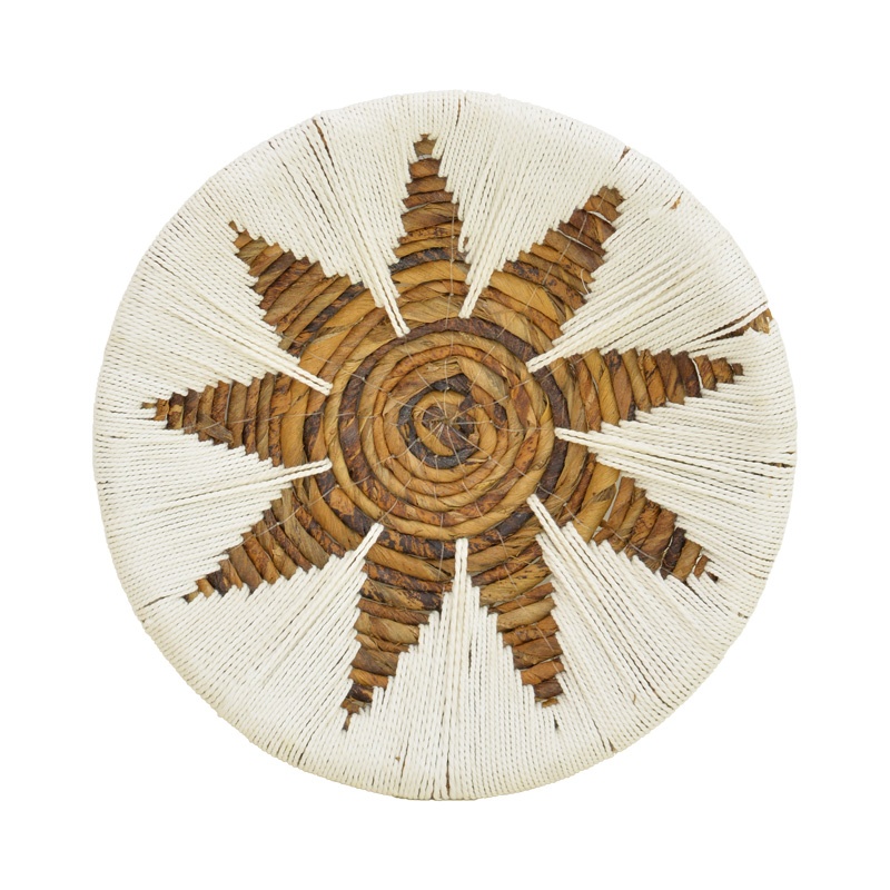 Set 3 decoratiuni de perete Circy Boho Alb 50x50x2 cm - 2 | YEO