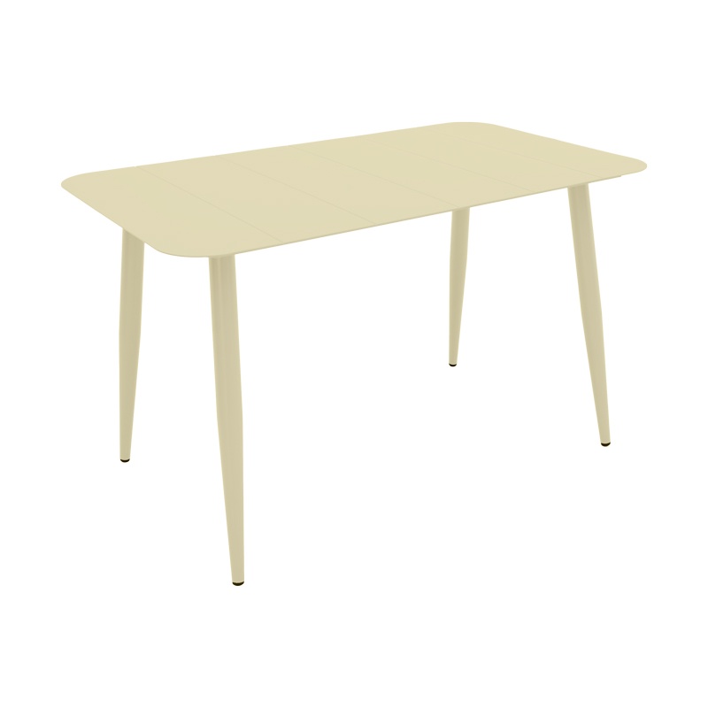 Set 7 masa si scaune gradina, Heven Vista, Champagne, 70x120x72 cm - 5