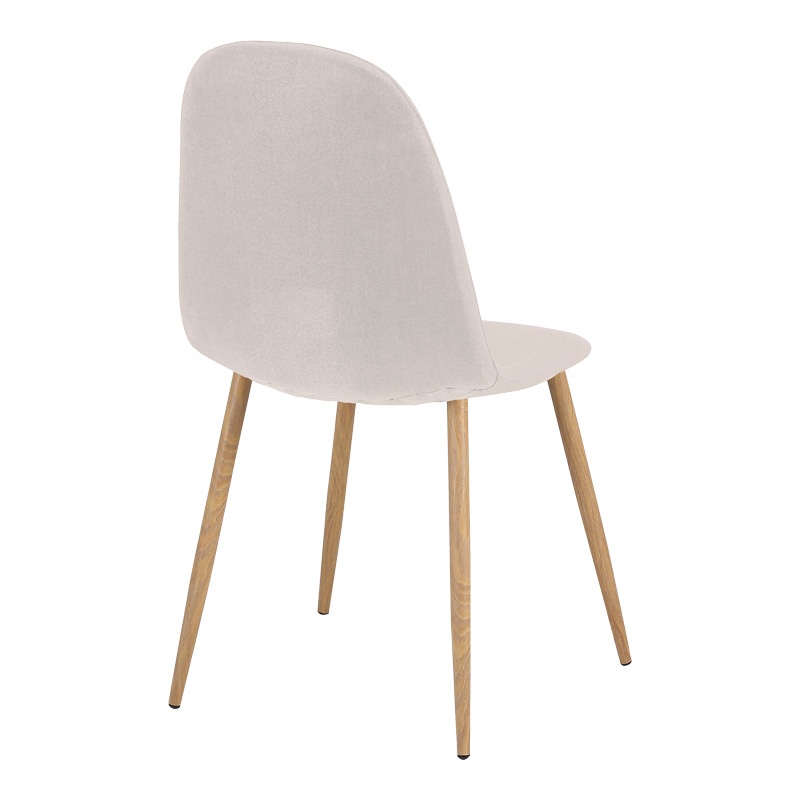 Set dining Elijah-Bella, Pako World, 3 piese, Alb-Bej, 60x60x74 cm - 3 | YEO