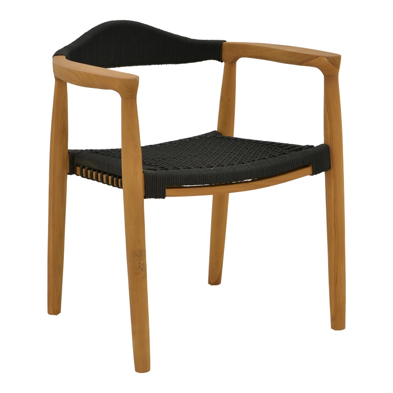 Set dining Ganny-Colen, Pako World, 7 piese, Natural-negru, 150x75 cm - 1 | YEO