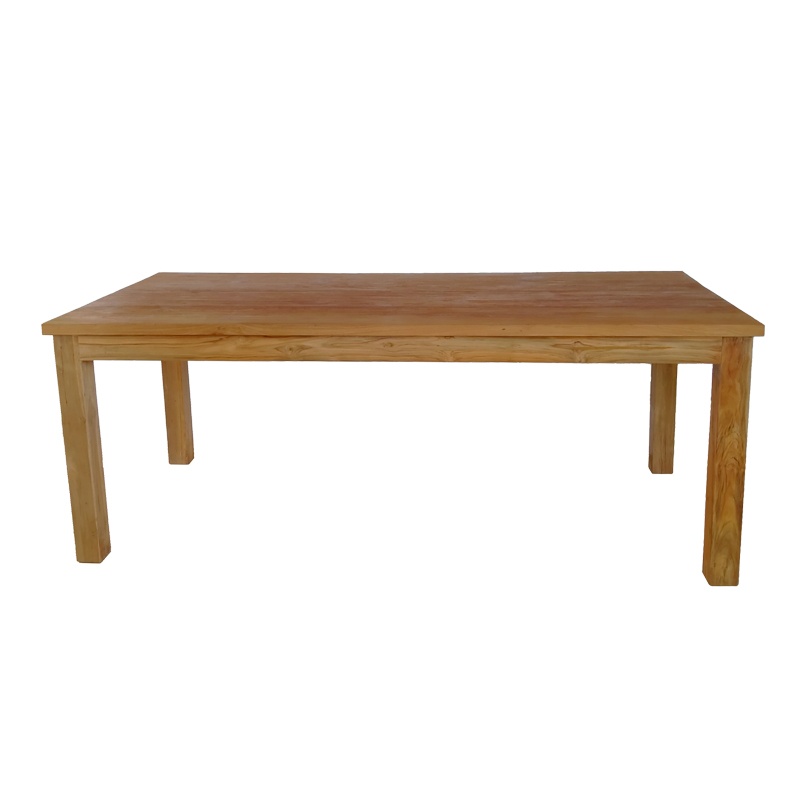 Set dining Kalie-Wooly, Pako World, 7 piese, Bej-Natural, 220x90x75 cm