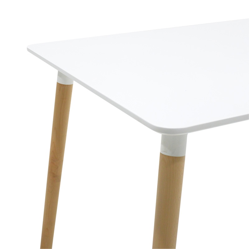 Set dining Natali-parker, Pako World, 5 piese, MDF, Alb-natural, 120x80x76 cm
