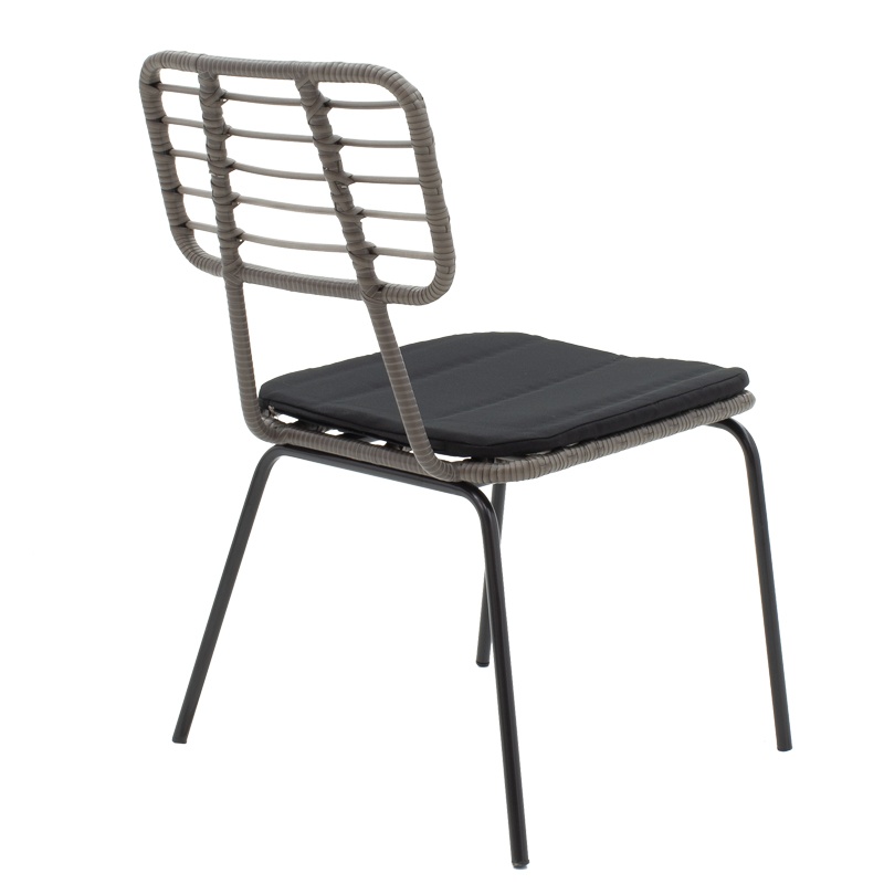 Set masa si scaune 5 buc de gradina Naoki-Kliton B Pako World Antracit 150x80x74 cm - 3 | YEO