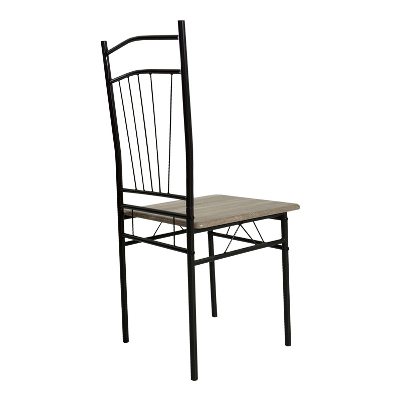 Set masa si scaune 5 piese Reforia Gri 110x60x74 cm - 3 | YEO