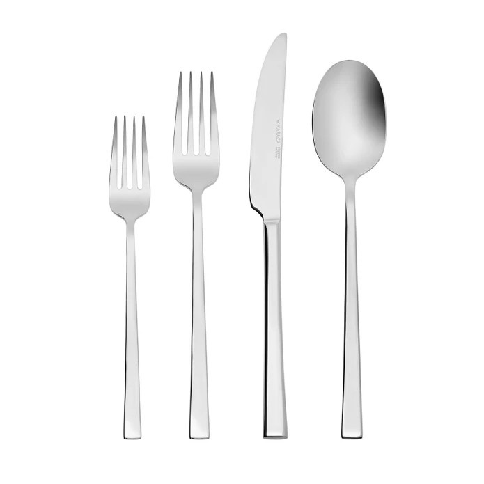 Set tacamuri 24 bucati Ware Argintiu 23x2 cm - 2 | YEO
