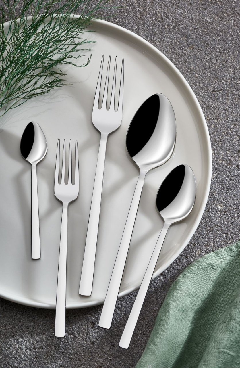 Set tacamuri 30 bucati Deniz30 Crom 21x4.2 cm